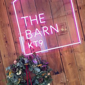 Christmas wreath workshop at The Barn KT9